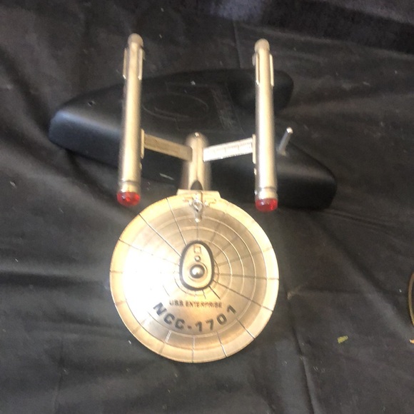 Star Trek 1996 metal cast starship Enterprise with sound EUC no box - Picture 6 of 6